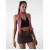  four collocation lady knitting hollow samll scarf comfort soft more collocation