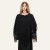 tassel hollow knitting tassel triangle Coat personality woman shawl