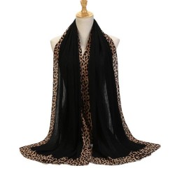  leopard scarf  lady bag head
