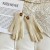 Winter glove flower sheep velvet knitting glove Autumn and Winter touch screen warm glove woman