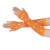  diamond glove fishing net elasticity eyes glove occidental style retro sexy diamond long glove