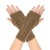 Autumn and Winter twisted glove knitting woolen half sleeves student Word glove woolen glove