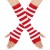 occidental style Autumn and Winter leisure all-Purpose christmas glove autumn pure color Jacquard Stripe glove