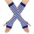 occidental style Autumn and Winter leisure all-Purpose christmas glove autumn pure color Jacquard Stripe glove