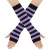 occidental style Autumn and Winter leisure all-Purpose christmas glove autumn pure color Jacquard Stripe glove