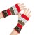 occidental style Autumn and Winter christmas tree glove color warm half sleeves christmas knitting woolen glove