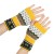 occidental style Autumn and Winter christmas tree glove color warm half sleeves christmas knitting woolen glove