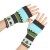 occidental style Autumn and Winter christmas tree glove color warm half sleeves christmas knitting woolen glove