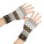 occidental style Autumn and Winter christmas tree glove color warm half sleeves christmas knitting woolen glove