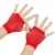  retro short style fishing net glove bride married half glove occidental style eyes glove