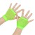  retro short style fishing net glove bride married half glove occidental style eyes glove