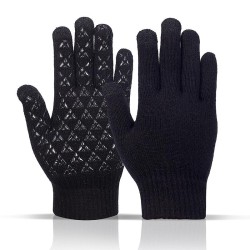  Winter man woman warm velvet glove  occidental style large size woolen thick ..