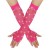  diamond glove fishing net elasticity eyes glove occidental style retro sexy diamond long glove