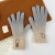 occidental style gradual change color woolen glove woman~ins Autumn and Winter thick knitting mi