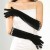retro velvet Rhinestone tassel long glove swan velvet glove