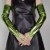  sexy layer leather glovecoslay woman sexyD tube watch-face glove