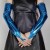 sexy layer leather glovecoslay woman sexyD tube watch-face glove