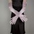 retro wind long satin face elasticity color glove wedding glove apparel fitting