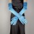 retro wind long satin face elasticity color glove wedding glove apparel fitting