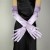 retro wind long satin face elasticity color glove wedding glove apparel fitting