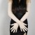 sexy elegant lady super Thin long style black summer Sunscreen glove elasticity lace gauze eyes glove