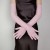 sexy elegant lady super Thin long style black summer Sunscreen glove elasticity lace gauze eyes glove
