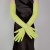 sexy elegant lady super Thin long style black summer Sunscreen glove elasticity lace gauze eyes glove