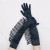 glove occidental style long glove black Sunscreen black watch-face long tassel glove