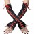 occidental style sexy lace belt glove long style sexy attract belt Rivet half glove