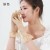 summer thin style flower lace glove lady short style black white big color bride wedding glove
