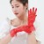 ( black)summer thin style flower lace glove lady short style black white big color bride wedding glove