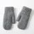 man autumn Winter woolen velvet glove Outdoor knitting warm bag glove thick Double layer wind glove