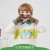 child velvet glove autumn Winter Stripe Outdoor warm bag glove samll glove