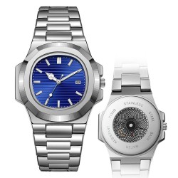 watch watch man fashon steel belt day nght-lumnous hollow quartz watch-face