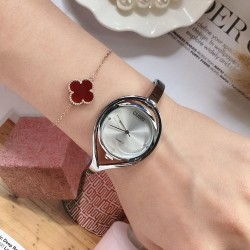 lady woman style bangle quartz watch-face rose gold bref fashon watch