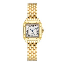 fashon stanless steel lady quartz watch-face  Busness lesure steel belt woman ..