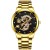 steel belt day watch Busness man wrst-watches gft man quartz watch-face