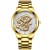 steel belt day watch Busness man wrst-watches gft man quartz watch-face