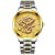 steel belt day watch Busness man wrst-watches gft man quartz watch-face