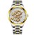 steel belt day watch Busness man wrst-watches gft man quartz watch-face