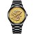 steel belt day watch Busness man wrst-watches gft man quartz watch-face