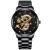 steel belt day watch Busness man wrst-watches gft man quartz watch-face