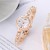 occdental style fashon trend wrst-watches steel belt watch fashon bref calbraton lady Bracelets watch