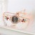  style clover lady damond fashon lesure Bracelets woman watch