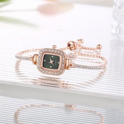 lesure fashon damond square lady watch watch woman style