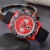 Busness lesure fashon bg dal Alloy steel belt three man quartz watch