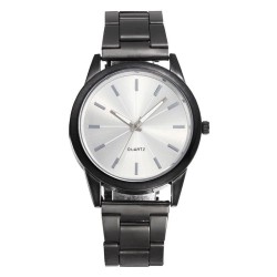 steel belt lady watch fashon Busness trend lady hgh-end quartz watch-face