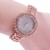 steel belt lady watch fashon trend belt bangle quartz watch-face damond watch woman style