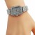 Bracelets watch square fully-jewelled woman watch-face