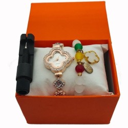 Bracelets watch clover woman watch-face